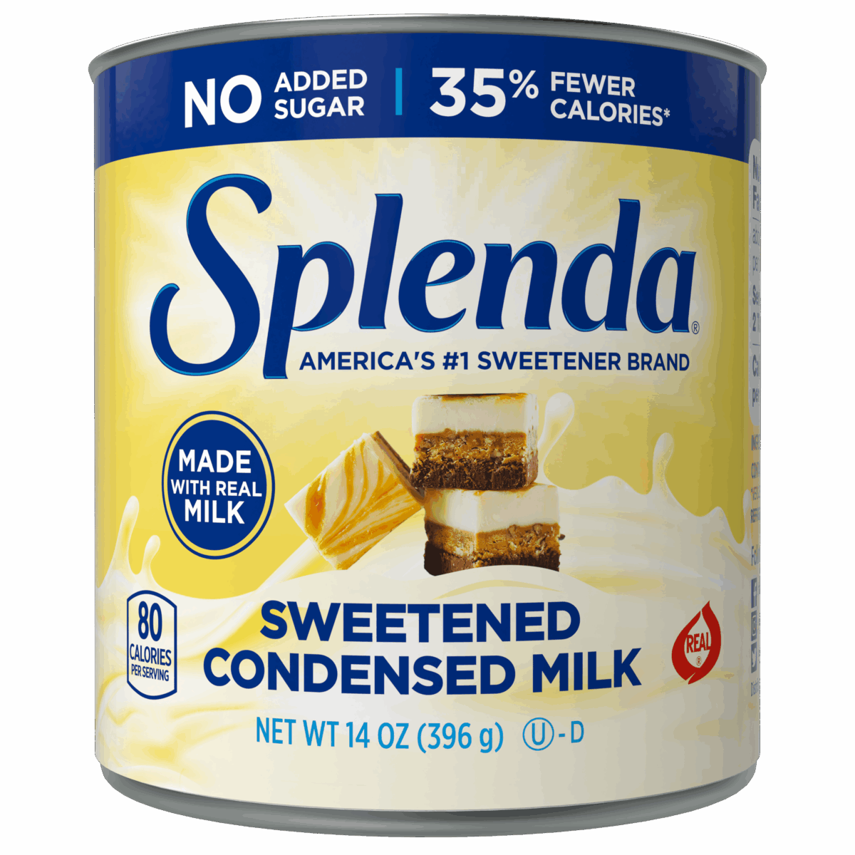 Splenda Sweetened Condensed Milk - Front