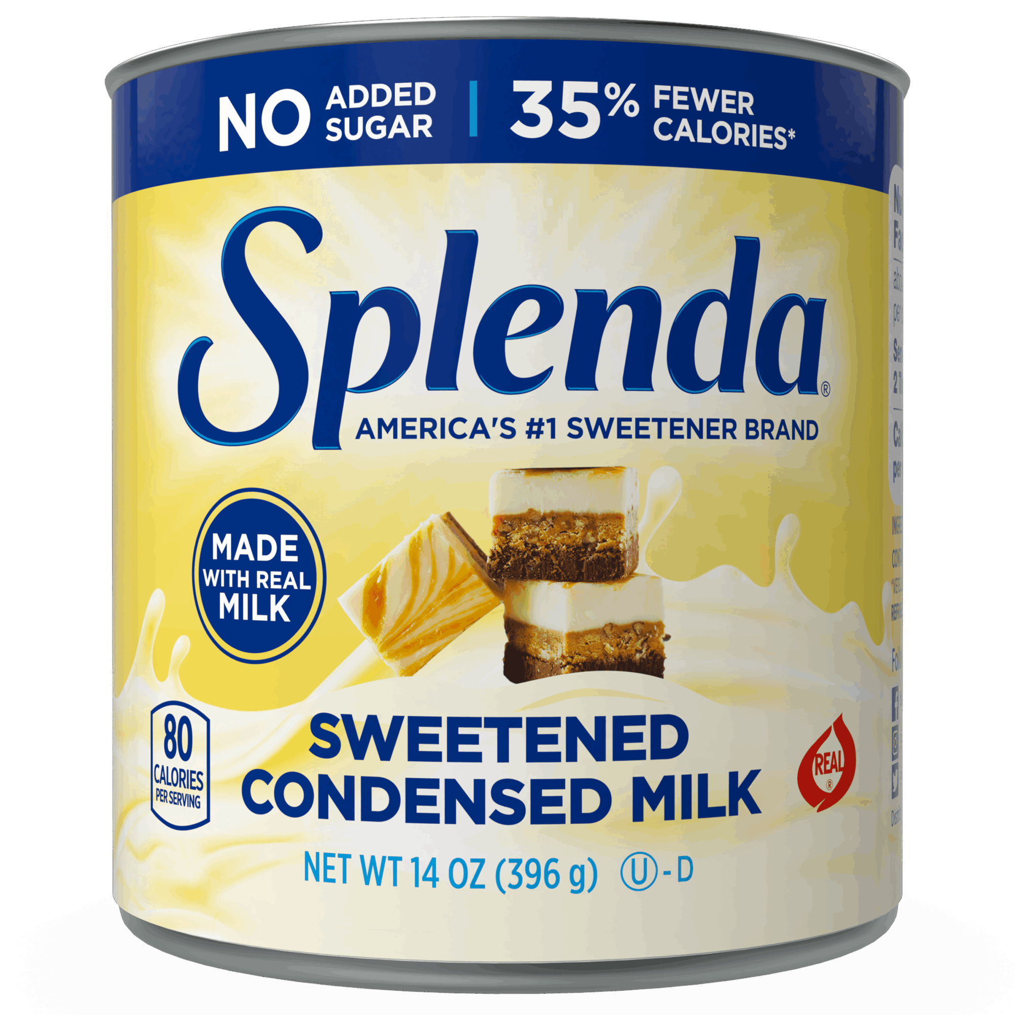 Splenda Sweetened Condensed Milk - Front