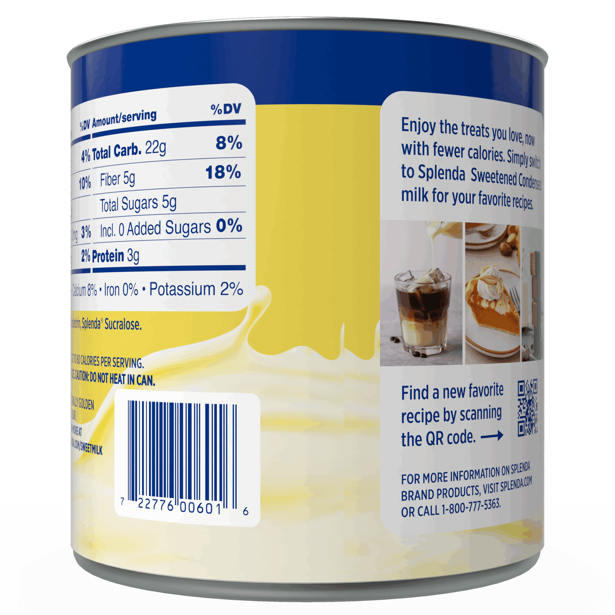 Splenda Sweetened Condensed Milk - UPC