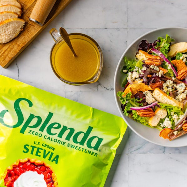 Stevia Pouch with Salad and Dressing