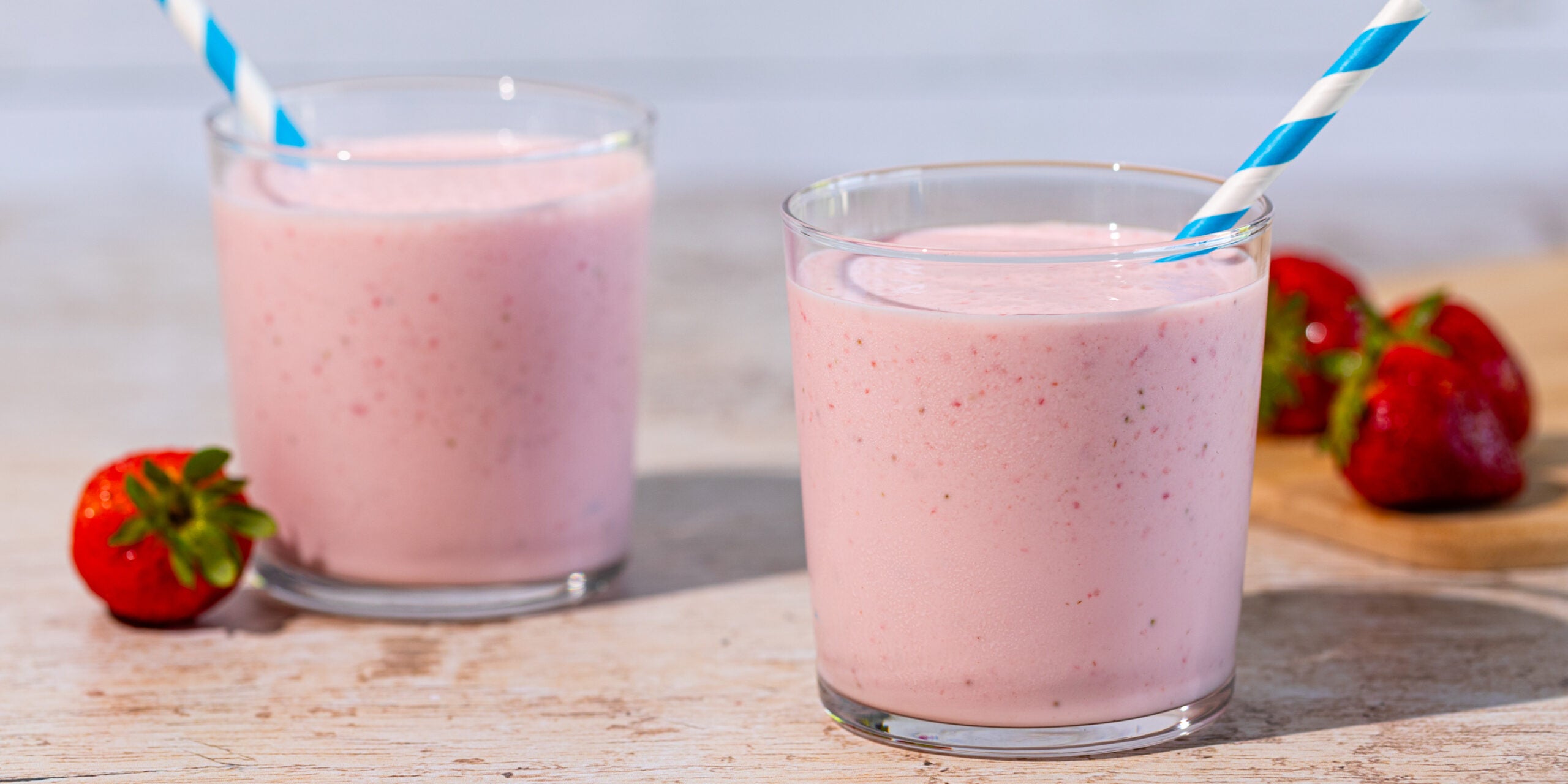 homemade glp 1 drink recipe Vanilla Strawberry Cheesecake Smoothie