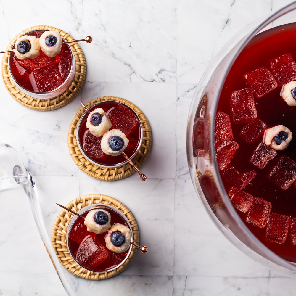 Halloween Berry Eyeball Punch - Splenda®