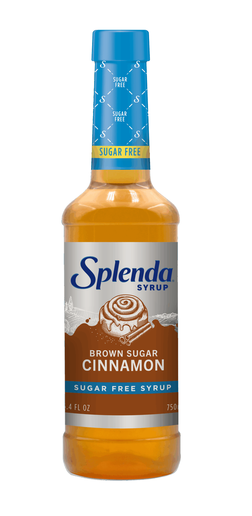 Splenda Brown Sugar Cinnamon Sugar Free Coffee Syrup - Front