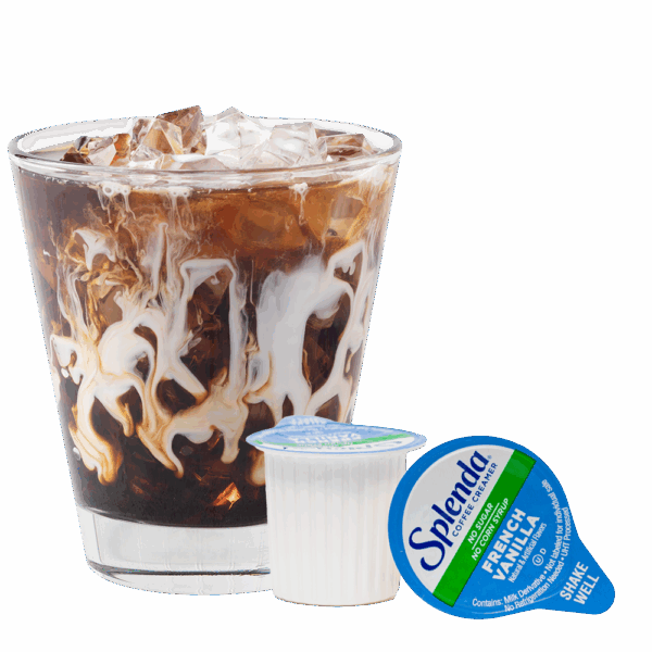 Splenda Creamer Cup and Coffee