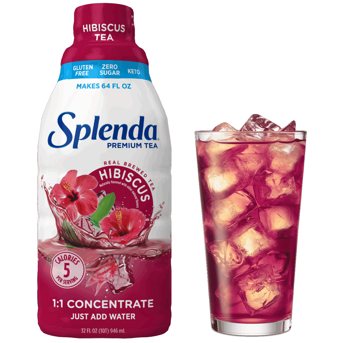 Splenda Hibiscus Tea 1:1 Concentrate