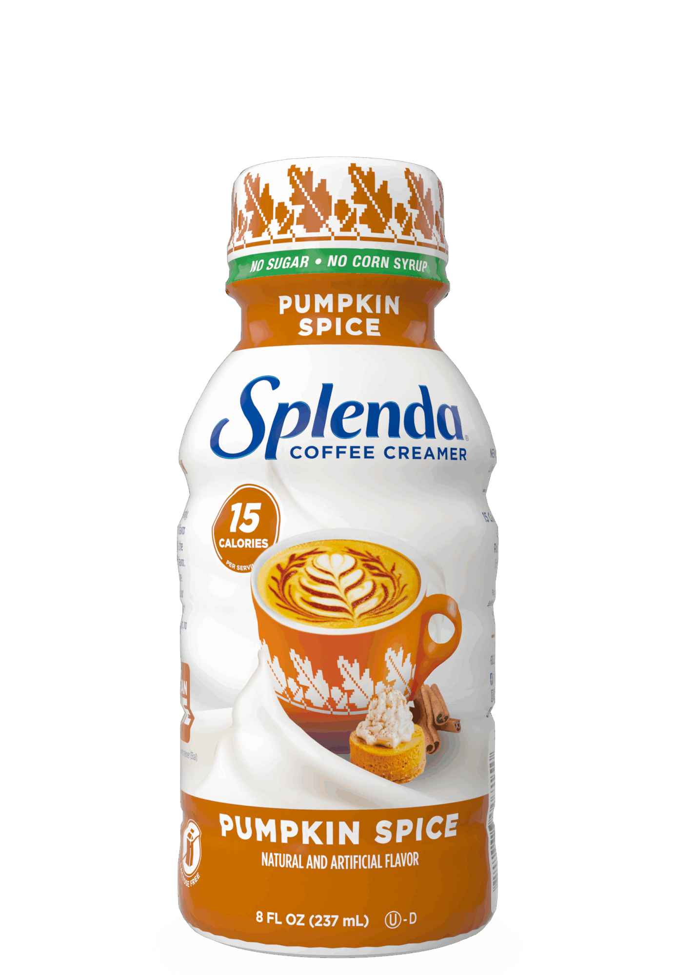 Splenda Coffee Creamer - Pumpkin Spice, 8oz. Bottle - Front