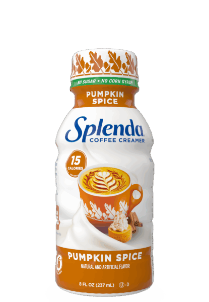 Splenda Coffee Creamer - Pumpkin Spice, 8oz. Bottle - Front