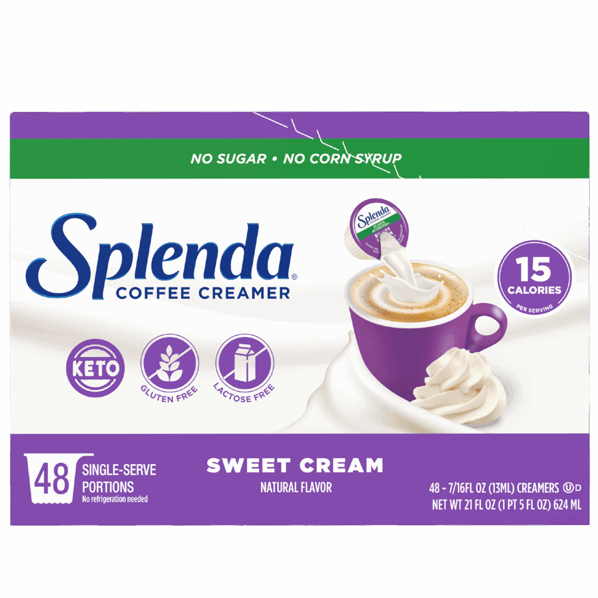 Splenda Coffee Creamer Cups - Sweet Cream