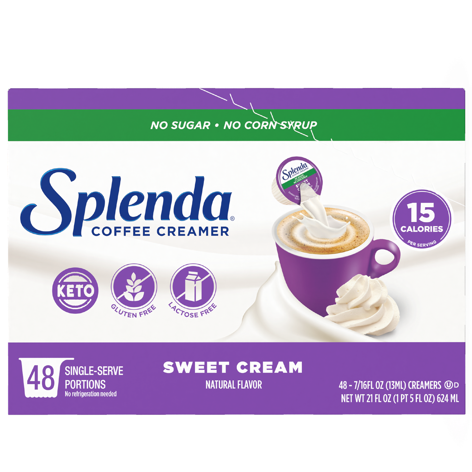 Splenda Coffee Creamer Cups - Sweet Cream