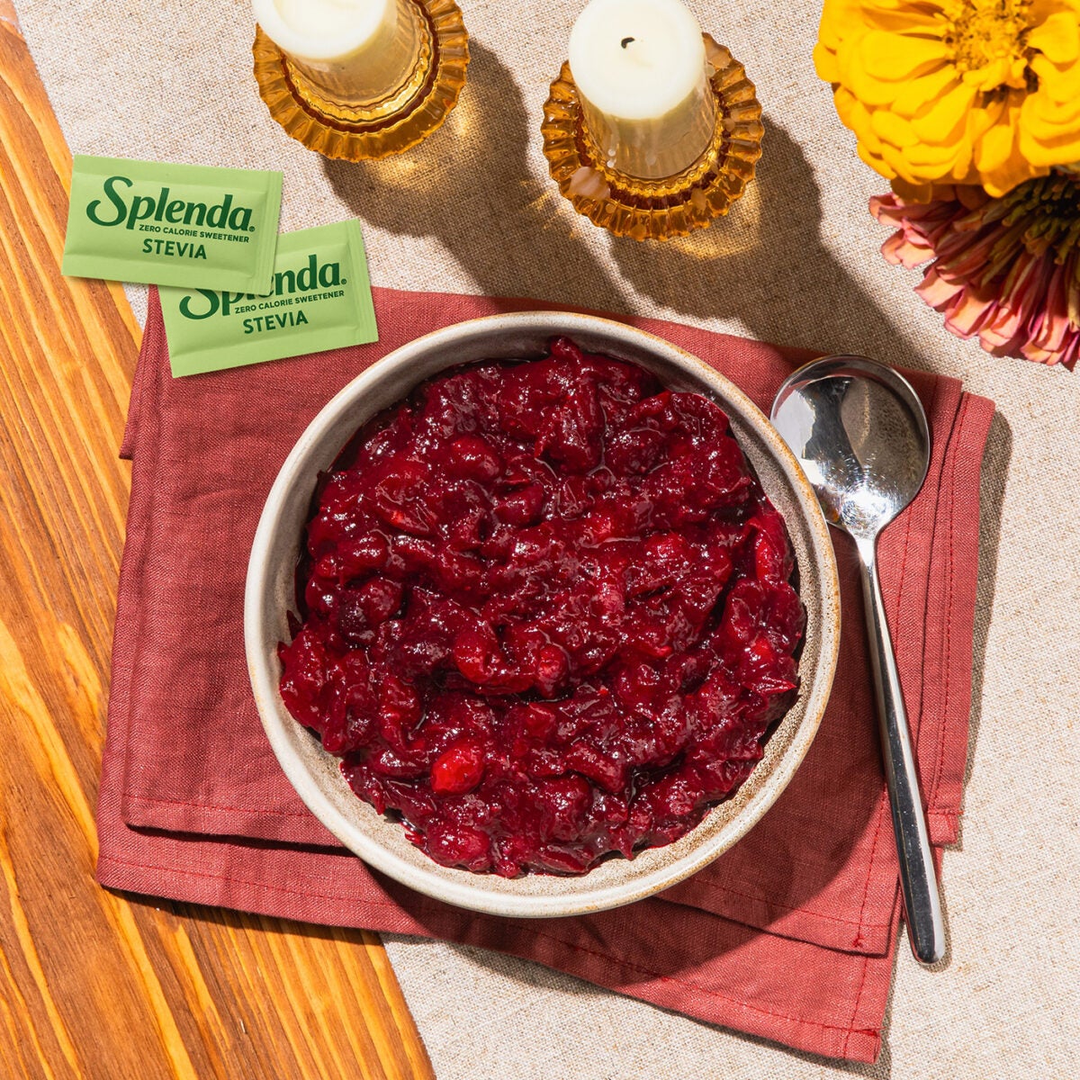Splenda x Purple Carrot Thanksgiving Cranberry Sauce