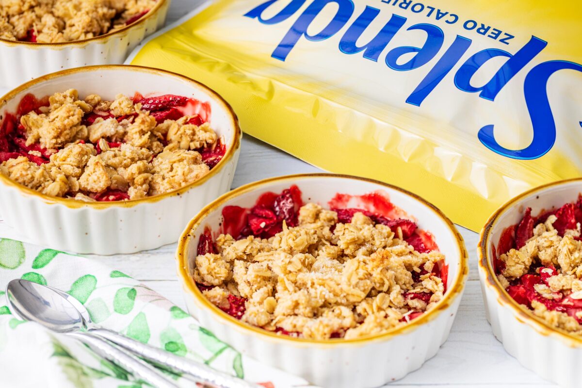 strawberry crisp with Splenda